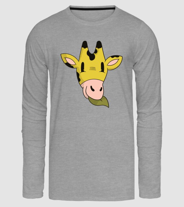 Cap Girafă model gri pe tricou
