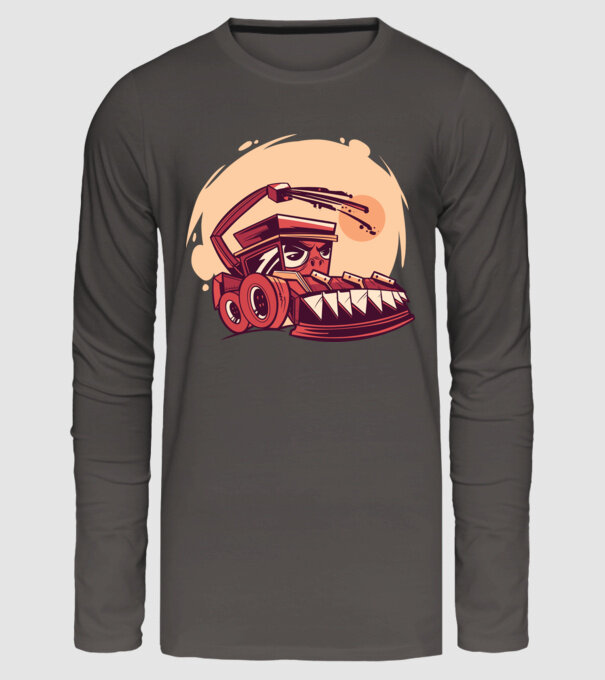 Secerătoare model gri închis pe tricou