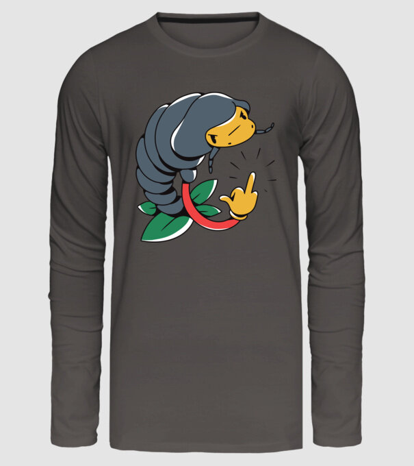 Izopodă model gri închis pe tricou