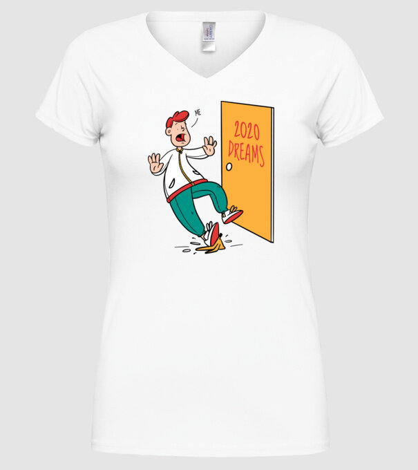  model alb pe tricou