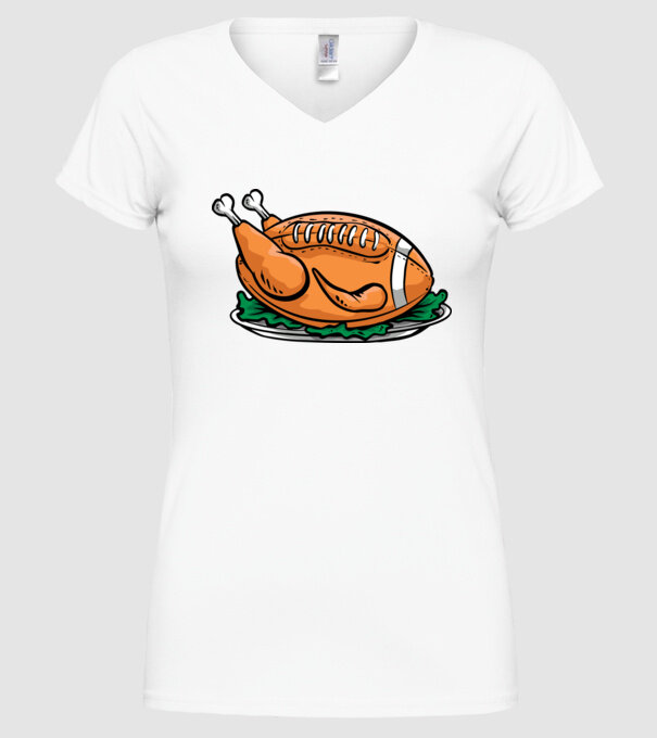 Fotbal american Curcan model alb pe tricou