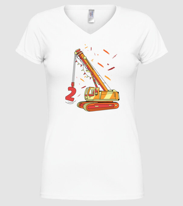 Prindere 2nd Birthday model alb pe tricou