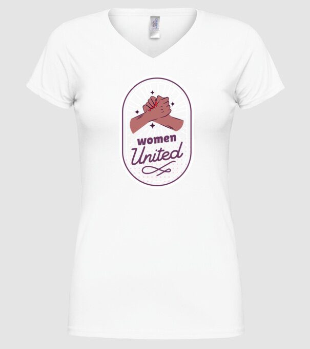 Women United Ziua femeii model alb pe tricou
