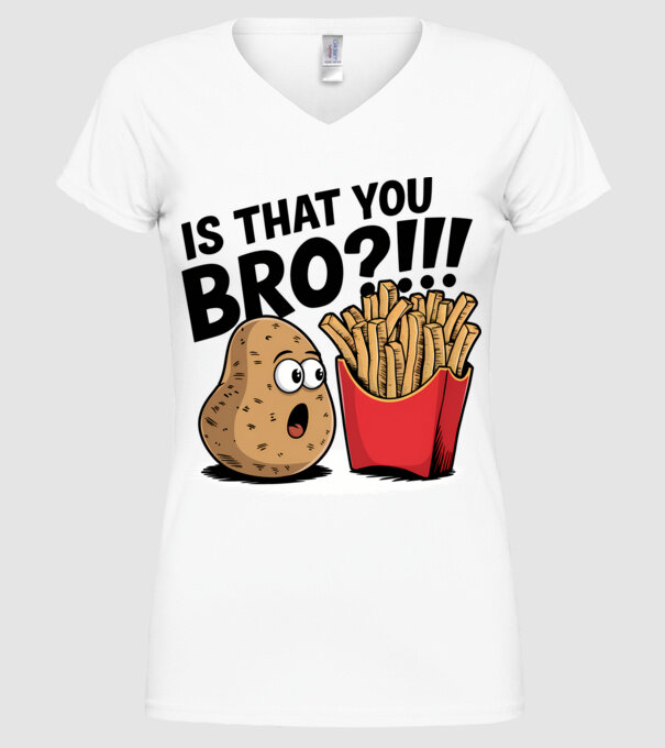 Is that you BRO?!! Alb model alb pe tricou