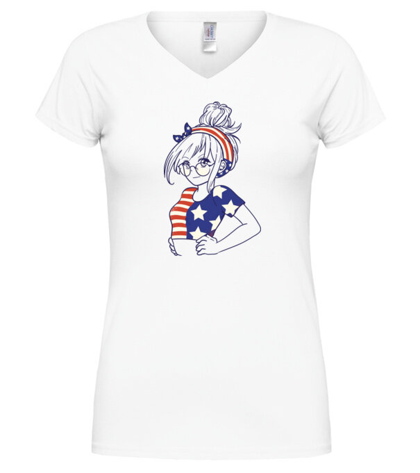  model  pe tricou