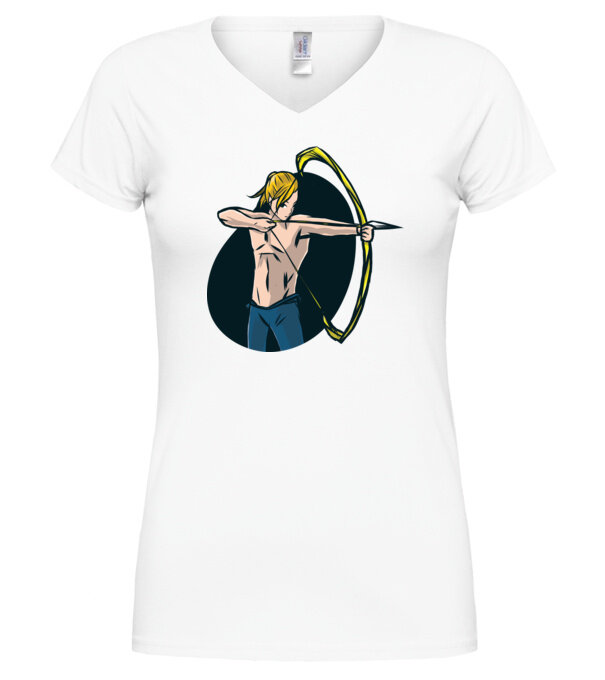  model  pe tricou