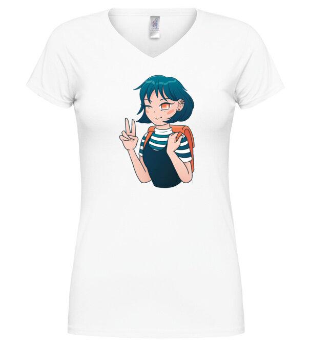  model  pe tricou