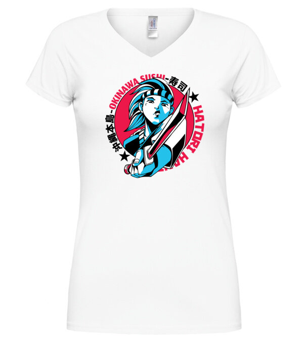  model  pe tricou