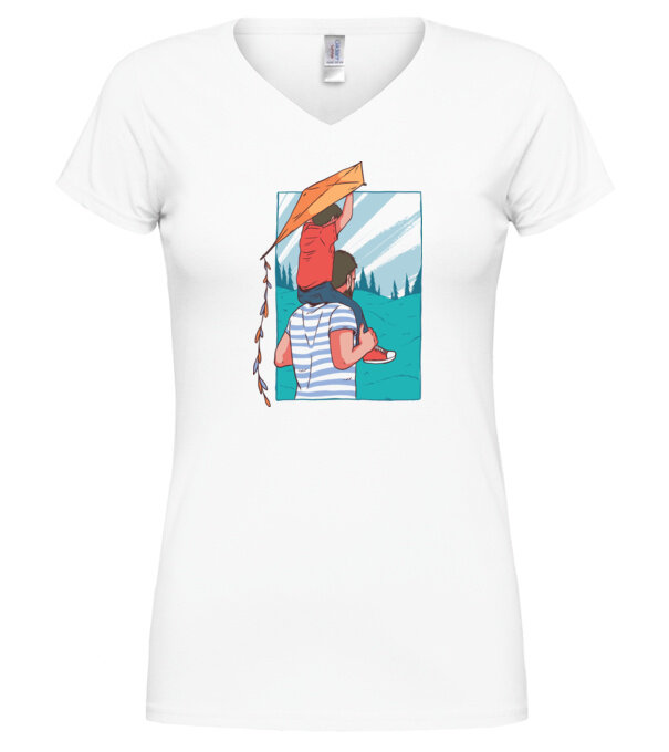  model  pe tricou