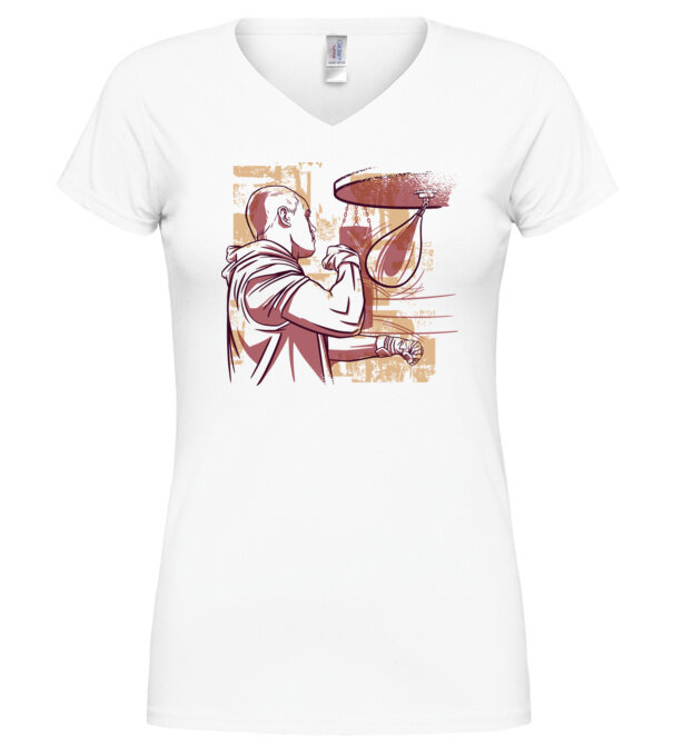  model  pe tricou