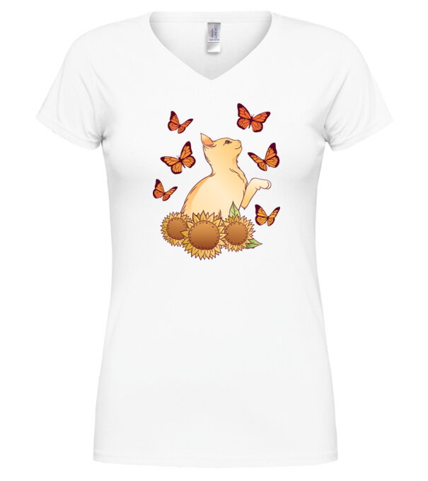  model  pe tricou
