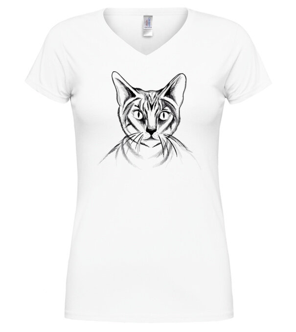  model  pe tricou