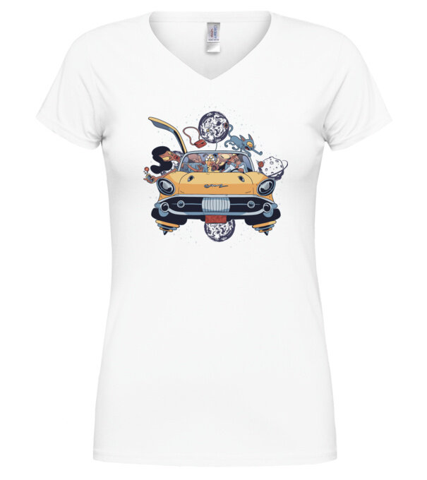  model  pe tricou