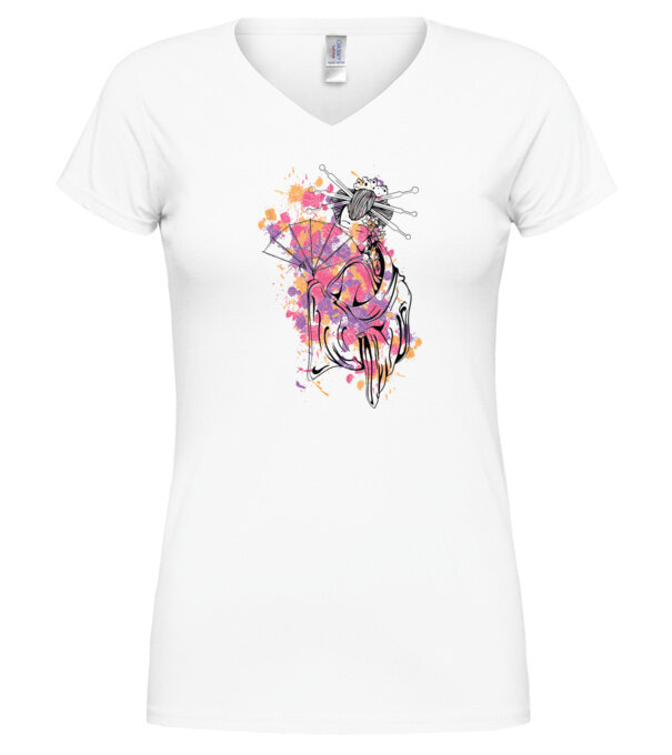  model  pe tricou
