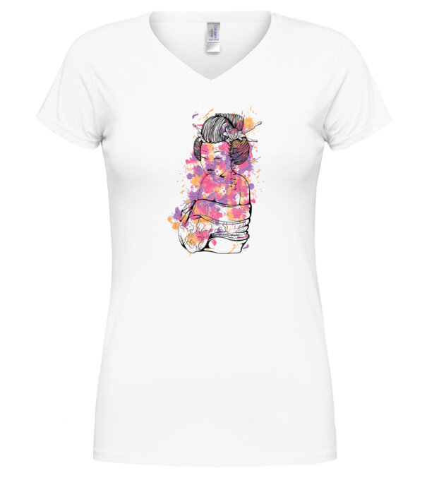  model  pe tricou