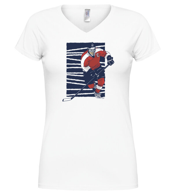  model  pe tricou
