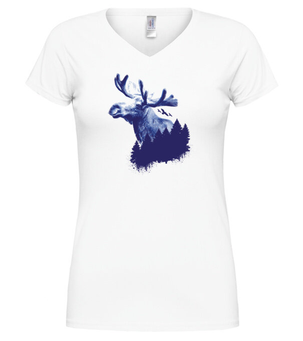  model  pe tricou