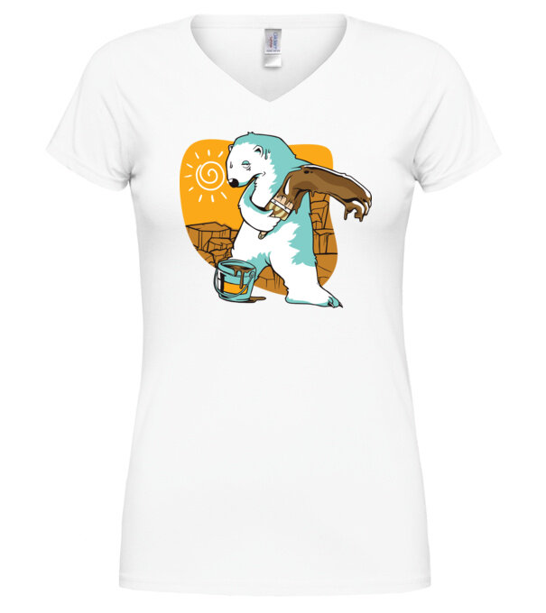  model  pe tricou