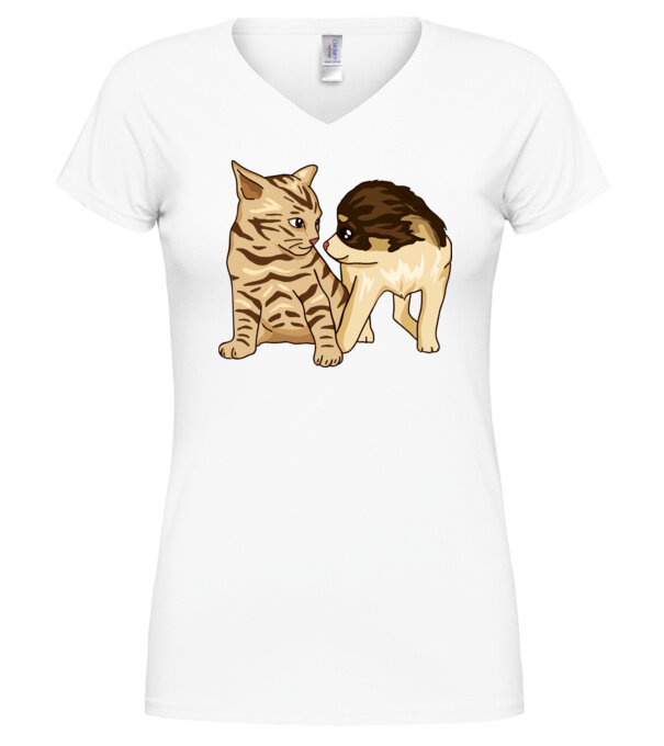  model  pe tricou