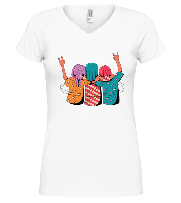  model  pe tricou