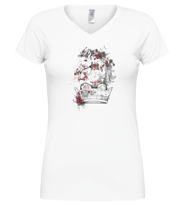  model  pe tricou