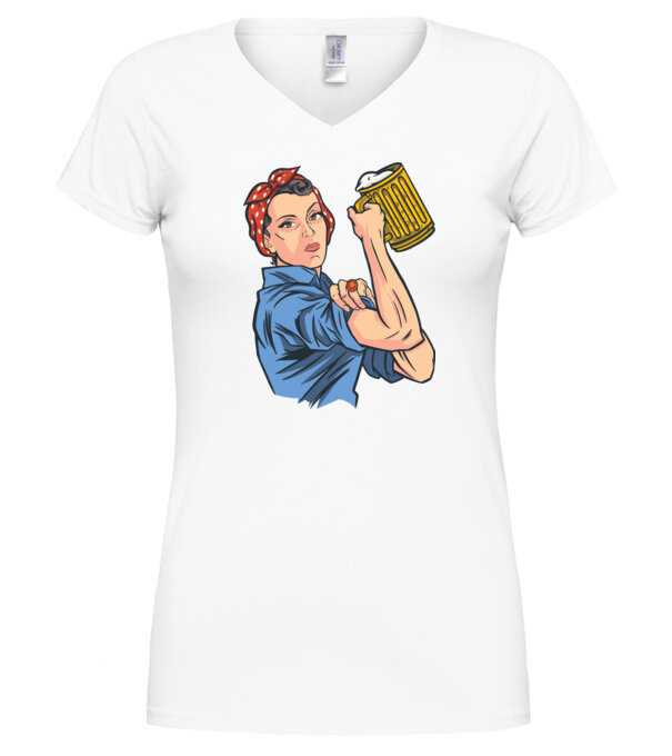  model  pe tricou