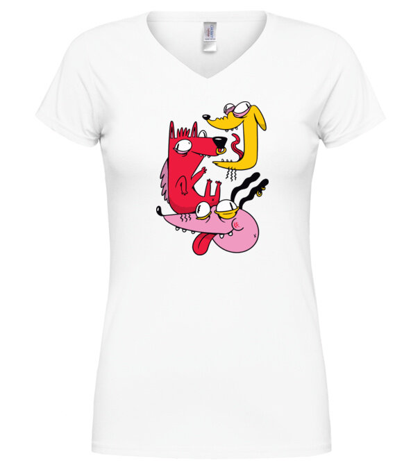  model  pe tricou