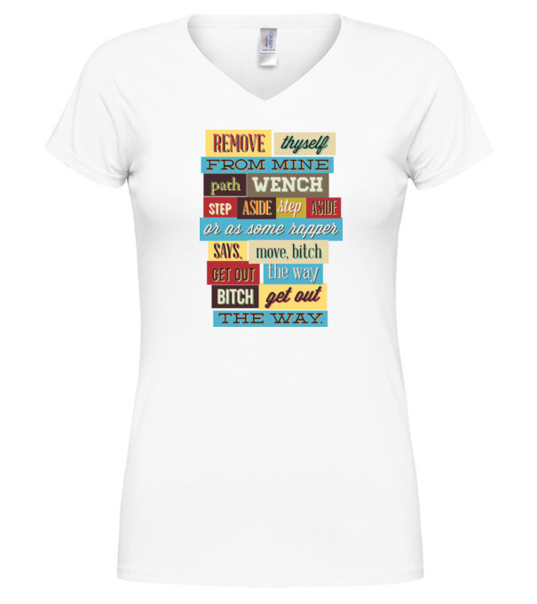  model  pe tricou