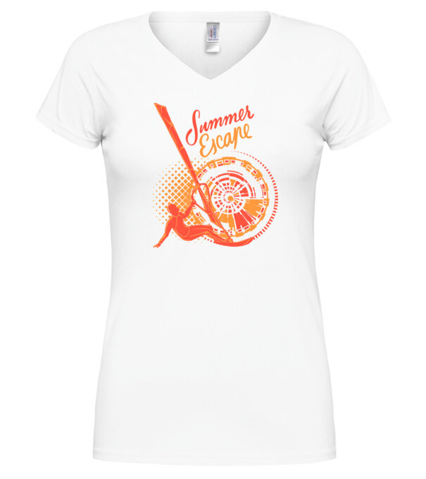  model  pe tricou