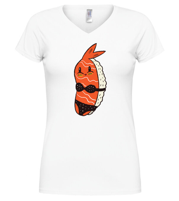  model  pe tricou