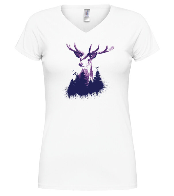 model  pe tricou