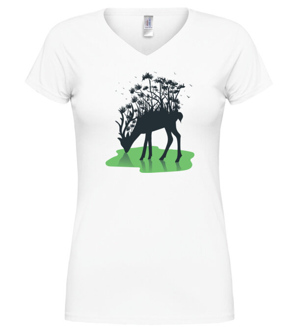  model  pe tricou