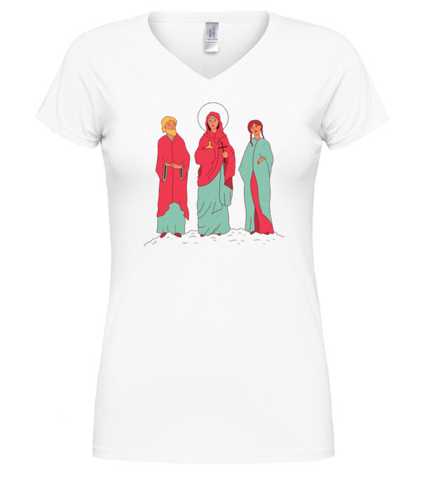  model  pe tricou
