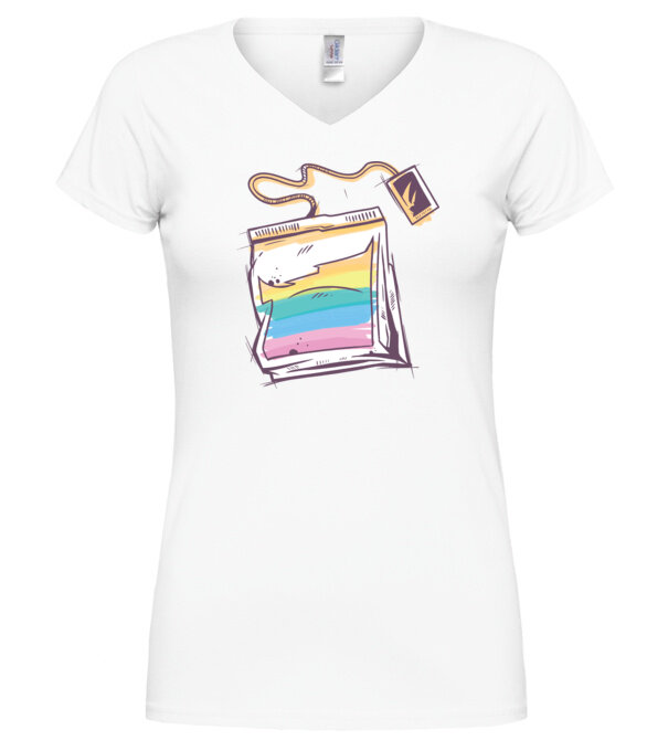  model  pe tricou
