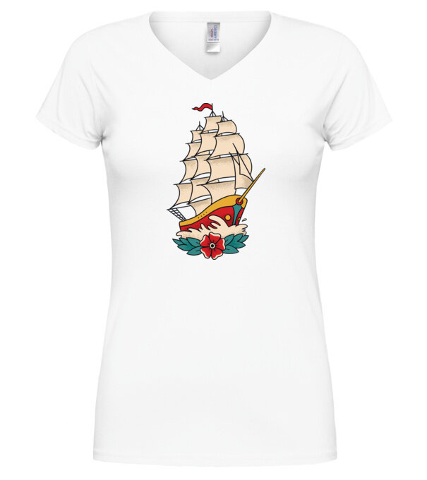  model  pe tricou