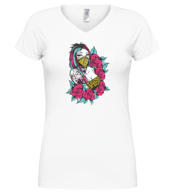  model  pe tricou