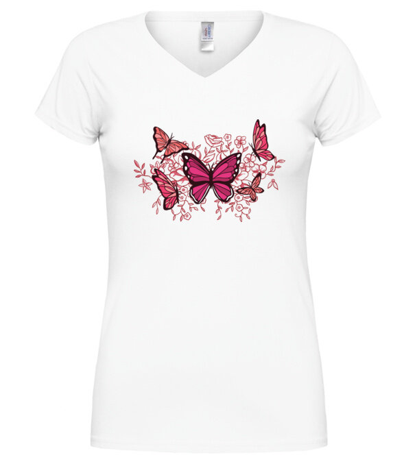  model  pe tricou