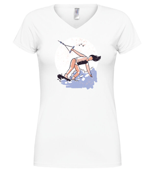  model  pe tricou