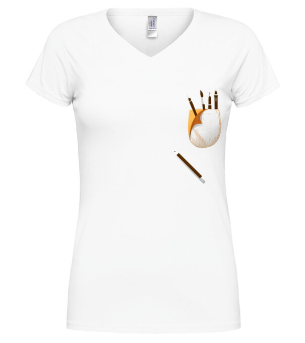  model  pe tricou