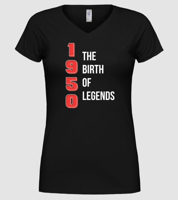 1950 the birth of legends model negru pe tricou