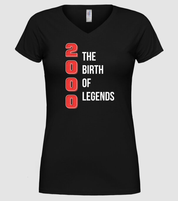2000 the birth of legends model negru pe tricou