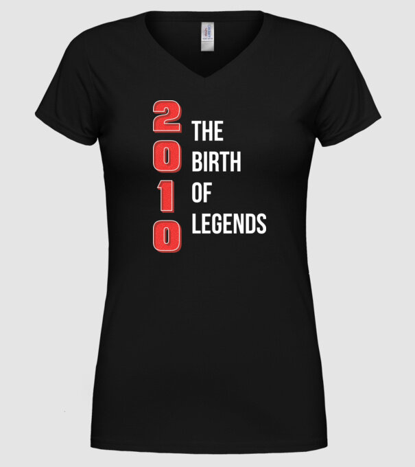 2010 the birth of legends model negru pe tricou