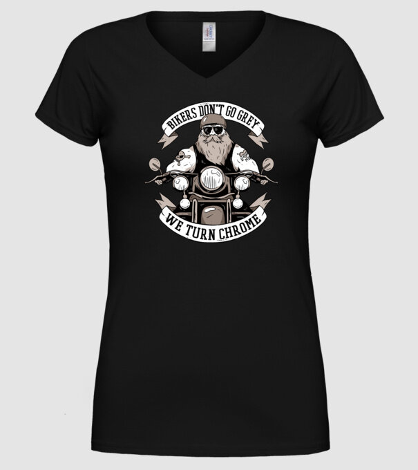 Motocicliștii nu devin cărunți model negru pe tricou