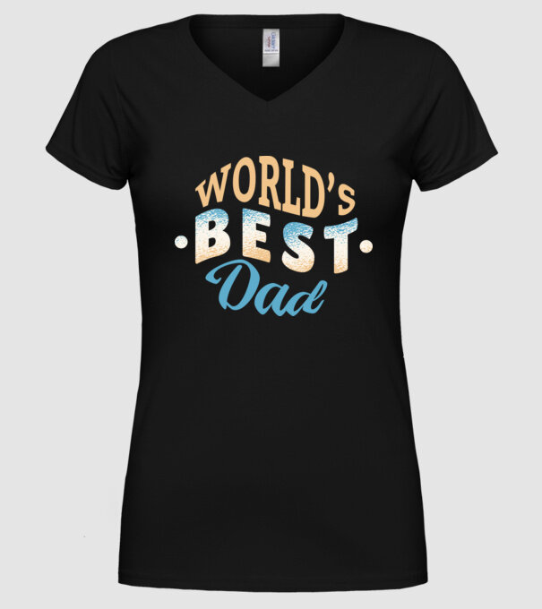 Cel mai bun Tătic din lume model negru pe tricou