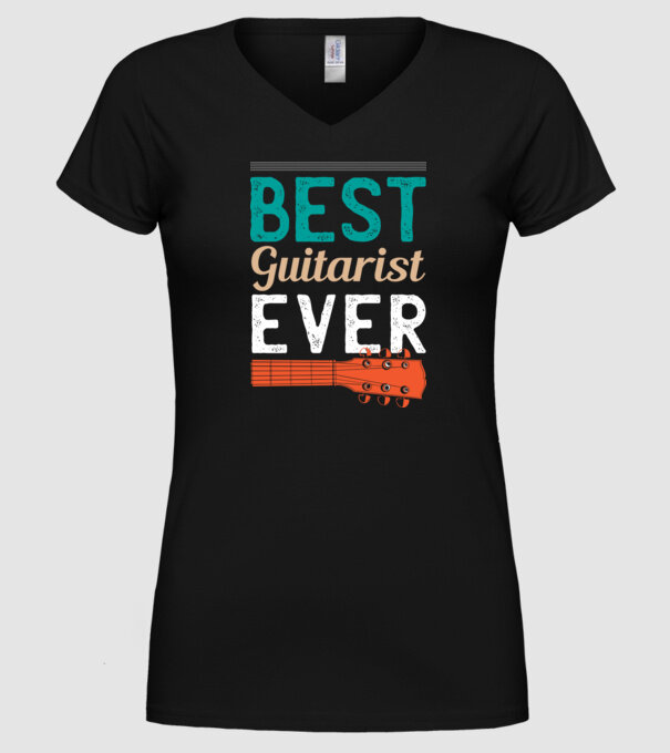 Best Guitarist Ever - Cel mai bun chitarist model negru pe tricou