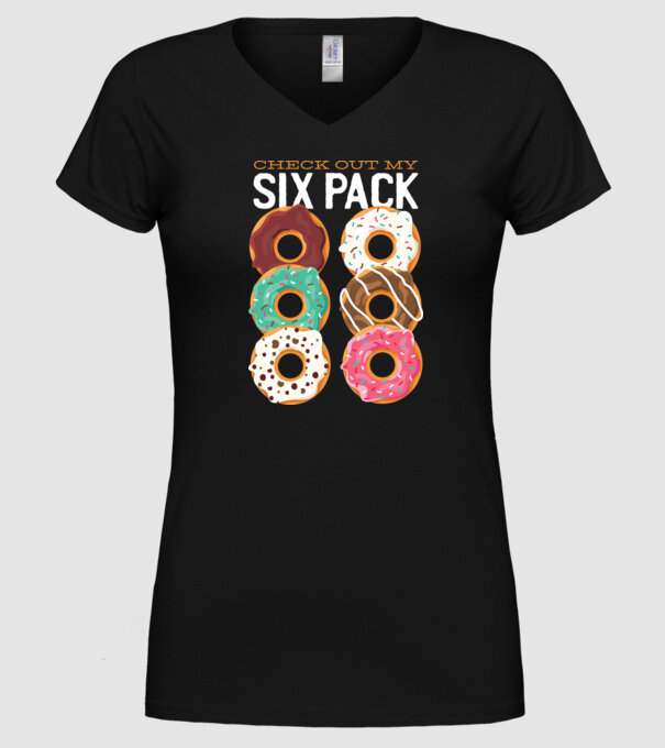 Check out my Six Pack model negru pe tricou
