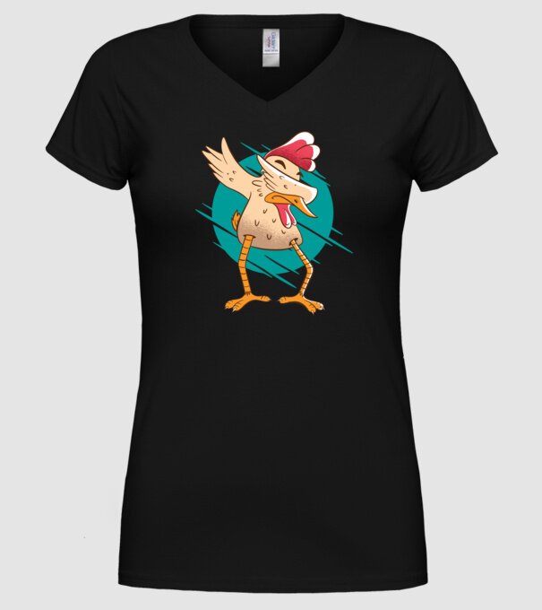 Pui DAB model negru pe tricou