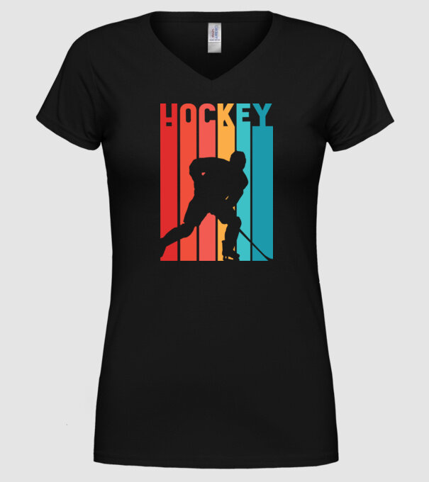 Hochei Retro model negru pe tricou