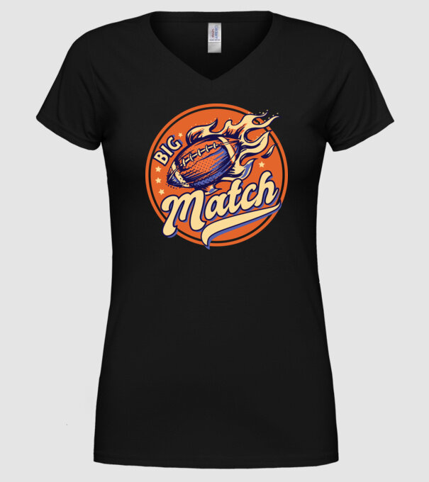 Superbowl meci de fotbal american model negru pe tricou