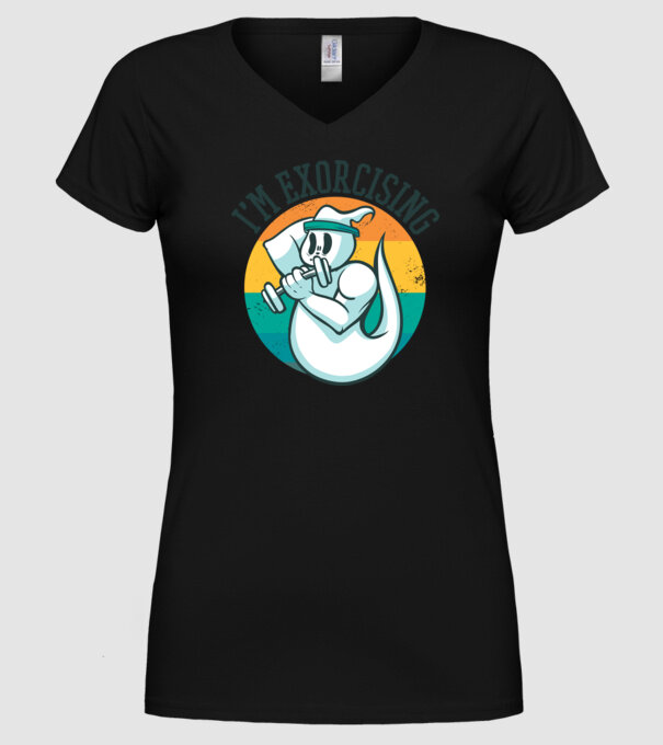 Antrenament Fantomă (Spirit?) model negru pe tricou